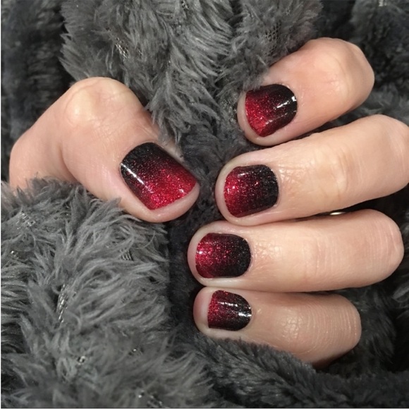 *Retired* Color Street: Bloody Gorgeous | Halloween Goth Red Black Glitter - Picture 11 of 16